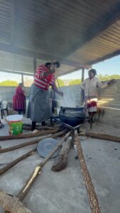 Counterparts Cooking for Beneficiaries
