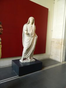 Statue at the palazzo massimo national museum